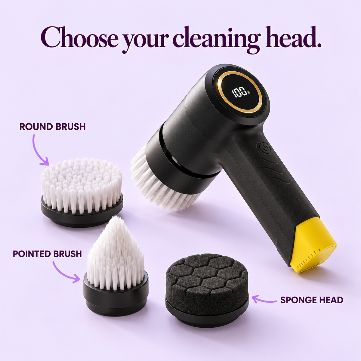 Power Scrub cleaning head guide